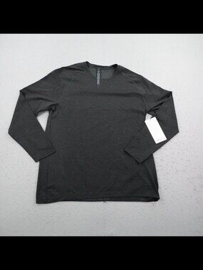 Lululemon Shirt Mens XL Grey Black Metal Vent Tech Long Sleeve Athletic NEW NWT